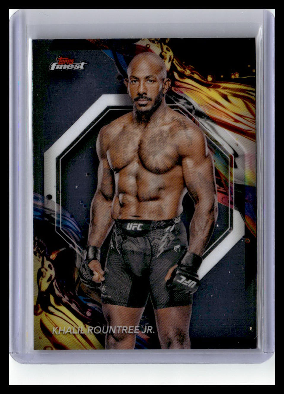 2024 Topps Finest UFC #183 Khalil Rountree Jr.
