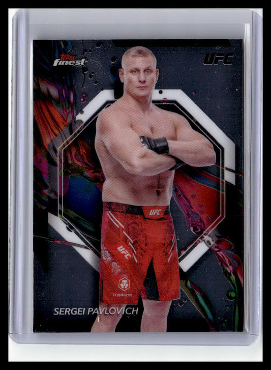 2024 Topps Finest UFC #88 Sergei Pavlovich