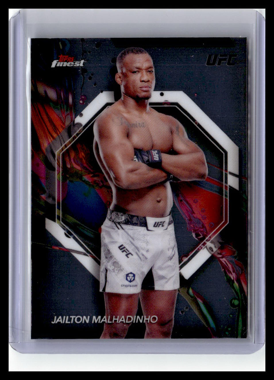 2024 Topps Finest UFC #81 Jailton Malhadinho