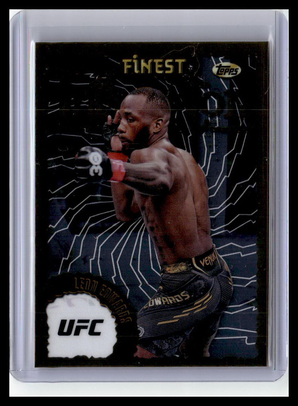 2024 Topps Finest UFC #INT-10 Leon Edwards Intimidators