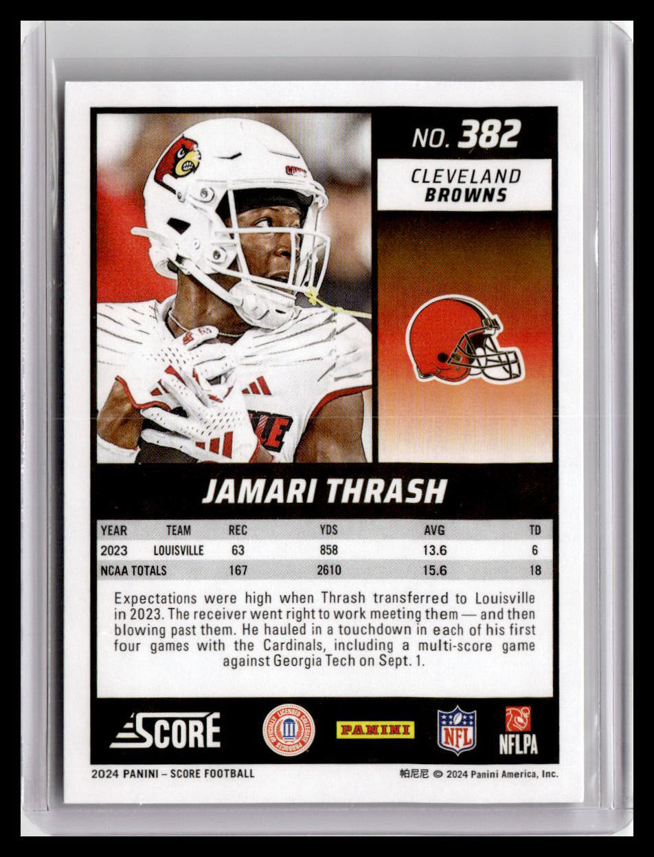 2024 Score #382 Jamari Thrash (RC)