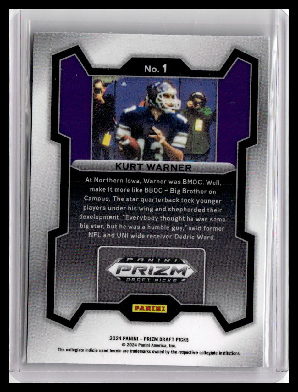 2024 Panini Prizm Draft Picks #1 Kurt Warner