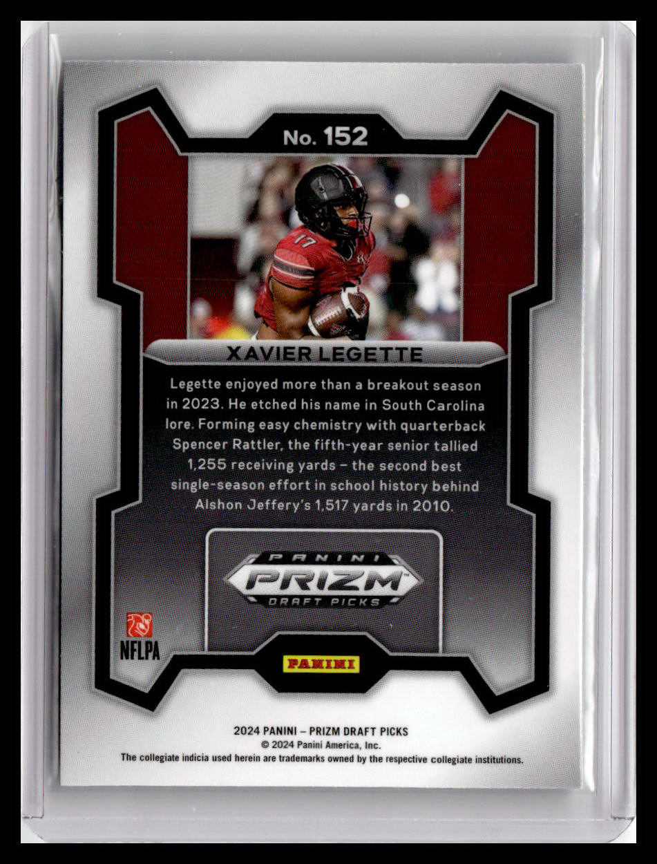 2024 Panini Prizm Draft Picks #152 Xavier Legette