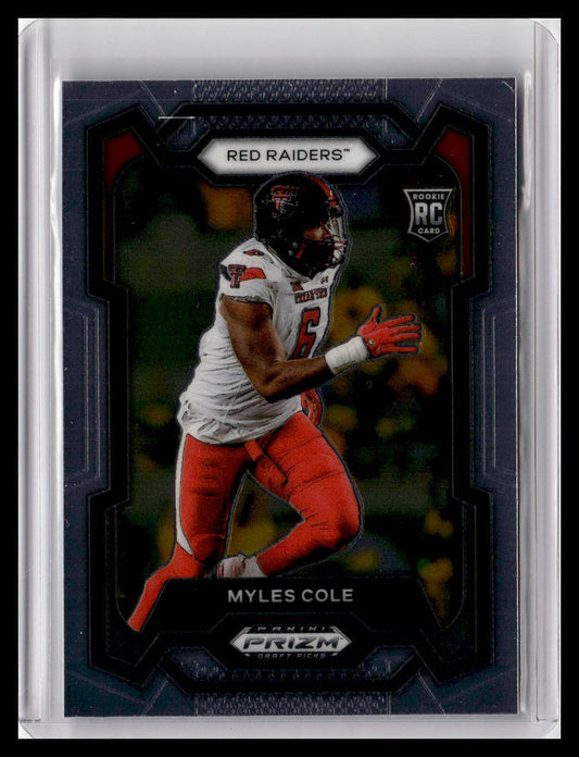 2024 Panini Prizm Draft Picks #165 Myles Cole (RC)