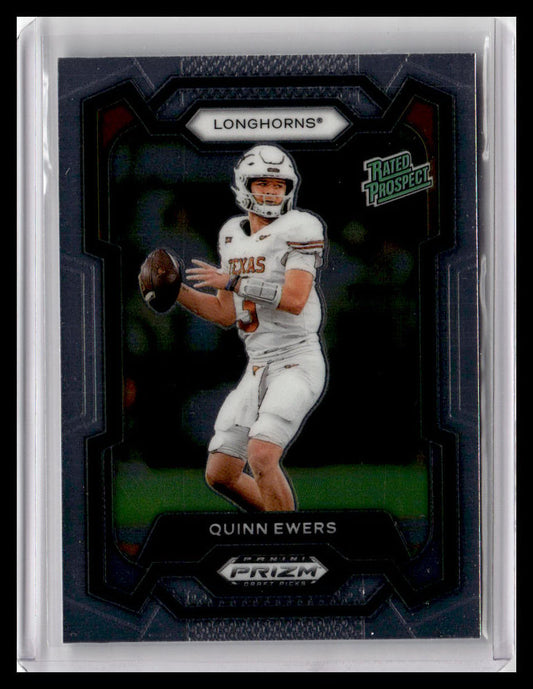 2024 Panini Prizm Draft Picks #191 Quinn Ewers Rookie Prospect