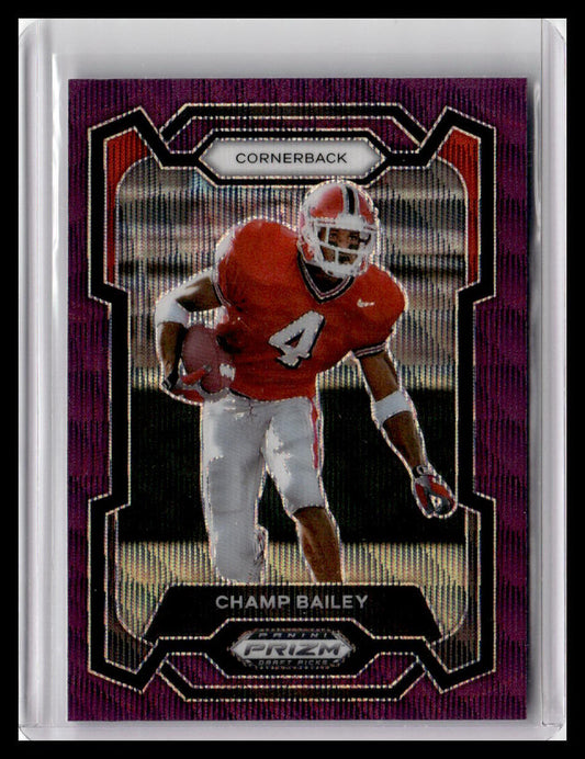 2024 Panini Prizm Draft Picks #38 Champ Bailey Purple Wave