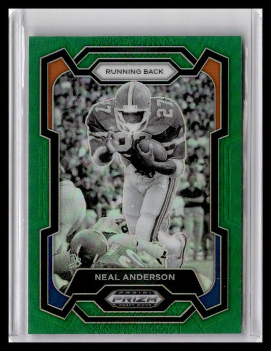 2024 Panini Prizm Draft Picks #19 Neal Anderson Green Prizm 1