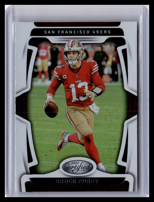 2025 Panini Certified #86 Brock Purdy