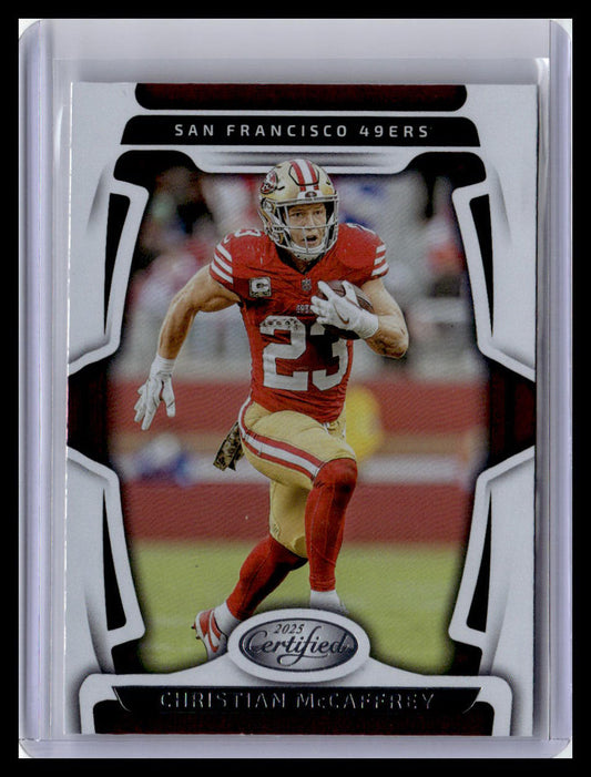 2025 Panini Certified #87 Christian McCaffrey