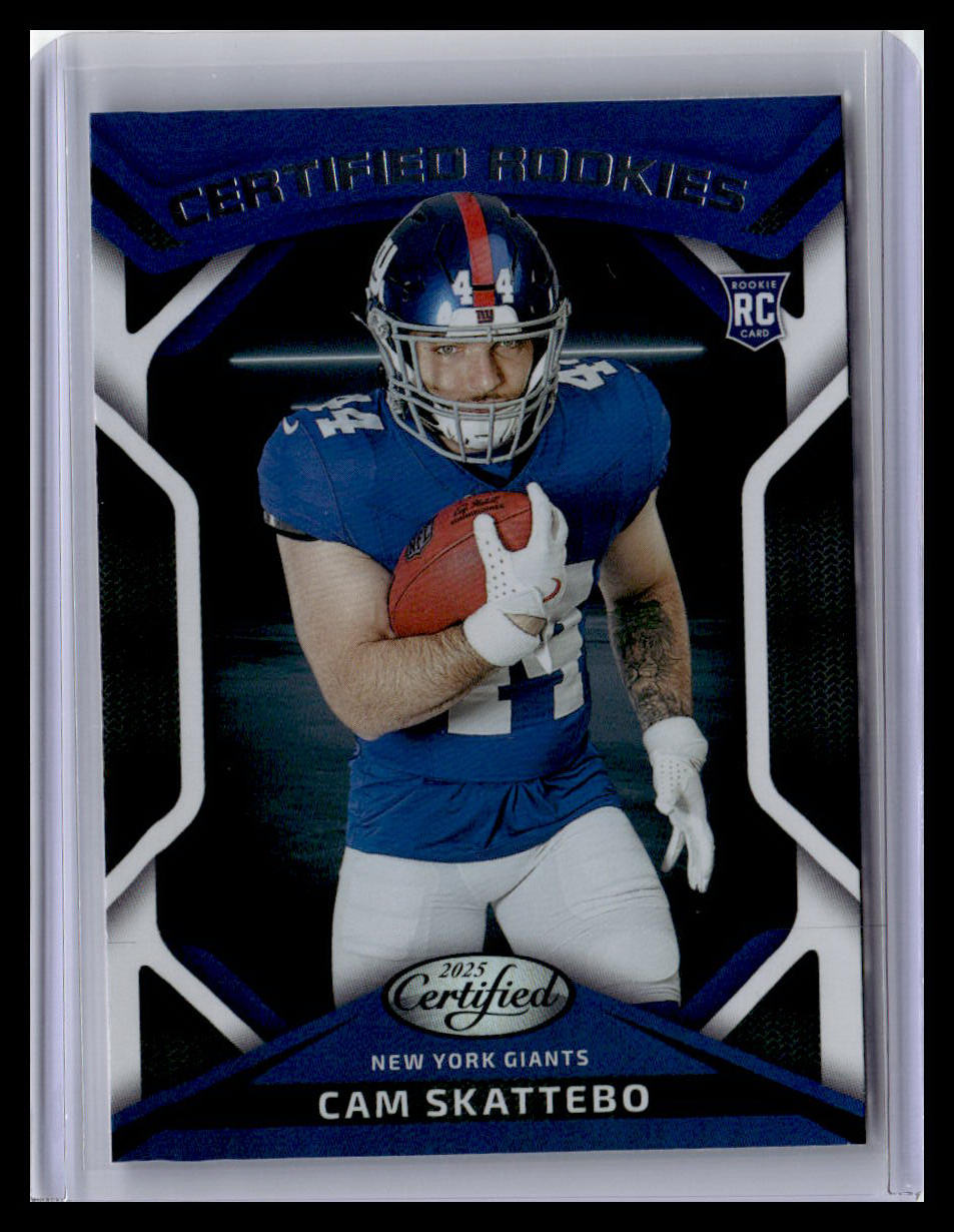 2025 Panini Certified #CRK-SCO Cam Skattebo Certified Rookies