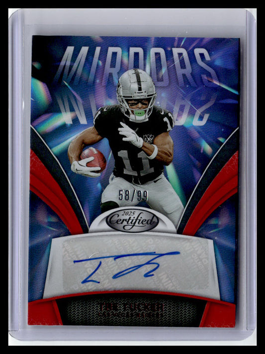 2025 Panini Certified #MS-TTU Tre Harris Mirror Red /99