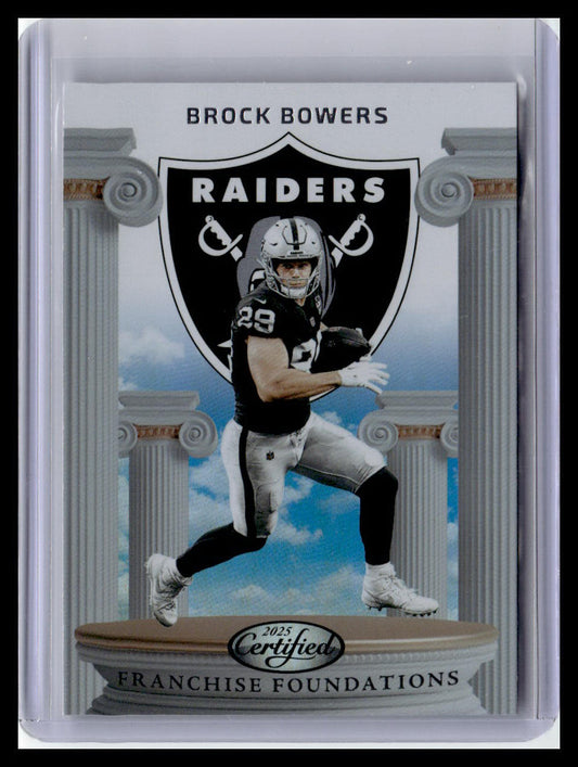 2025 Panini Certified #FFO-BBS Brock Bowers Franchise Foundations