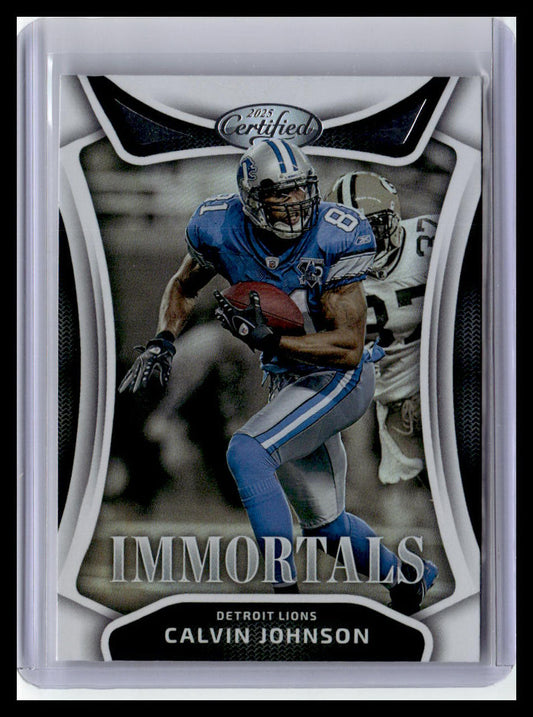 2025 Panini Certified #IM-CJN Calvin Johnson Immortals
