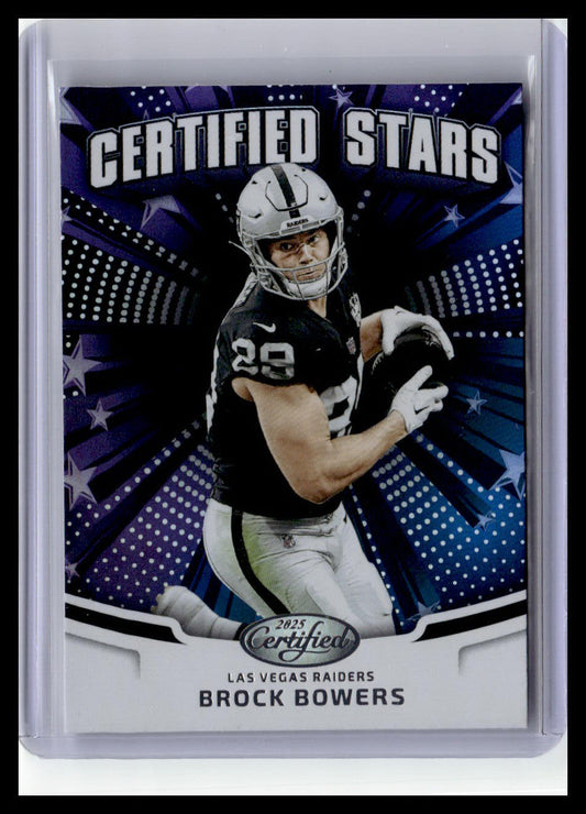 2025 Panini Certified #CST-BBS Brock Bowers Certified Stars