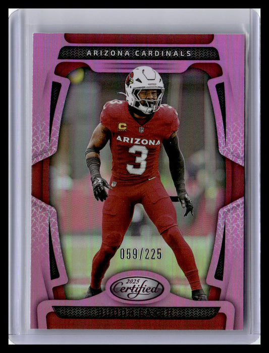2025 Panini Certified #2 Budda Baker Pink Prizm /225