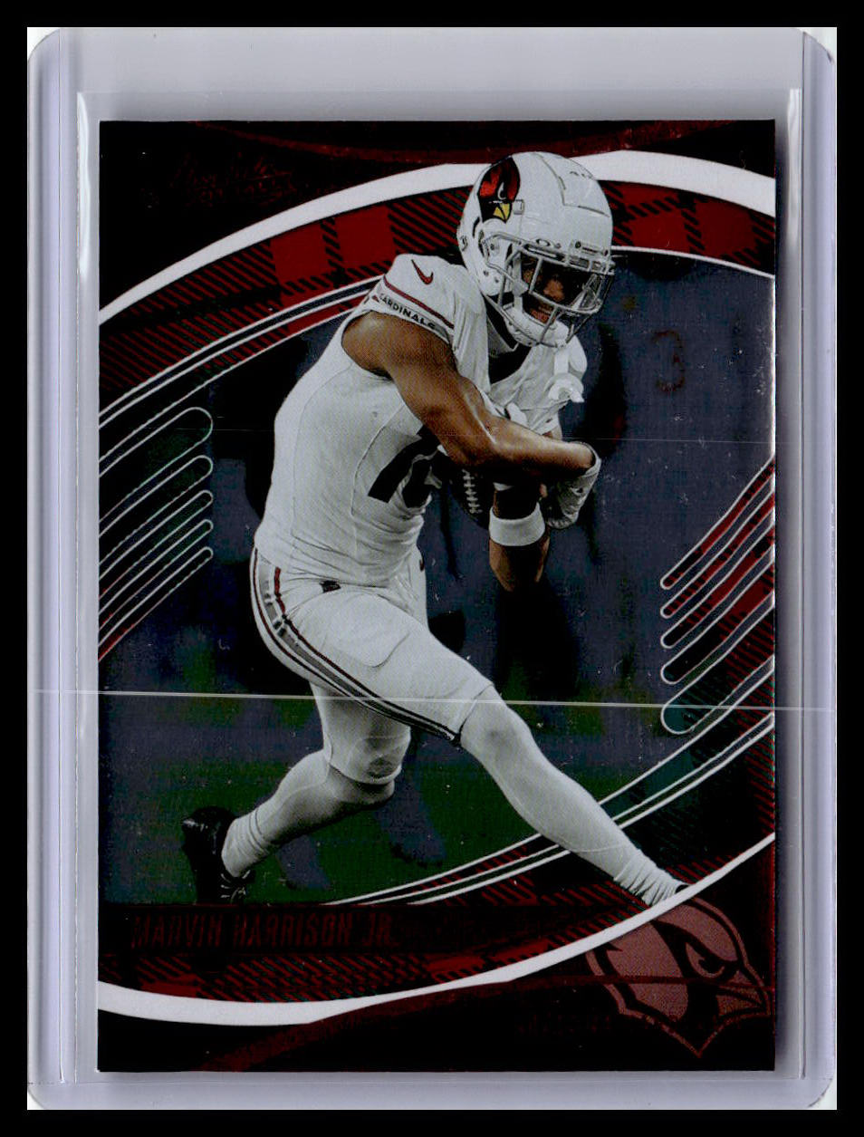2025 Panini Absolute #14 Marvin Harrison Jr. Red & Green Parallel