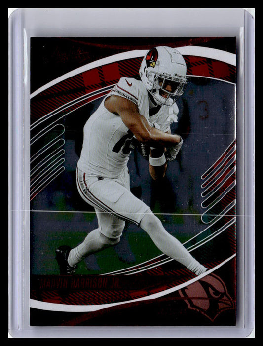 2025 Panini Absolute #14 Marvin Harrison Jr. Red & Green Parallel