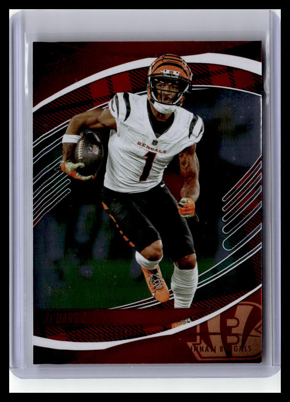 2025 Panini Absolute #74 Ja'Marr Chase Red & Green