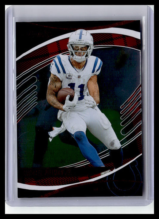 2025 Panini Absolute #31 Michael Pittman Jr. Red & Green