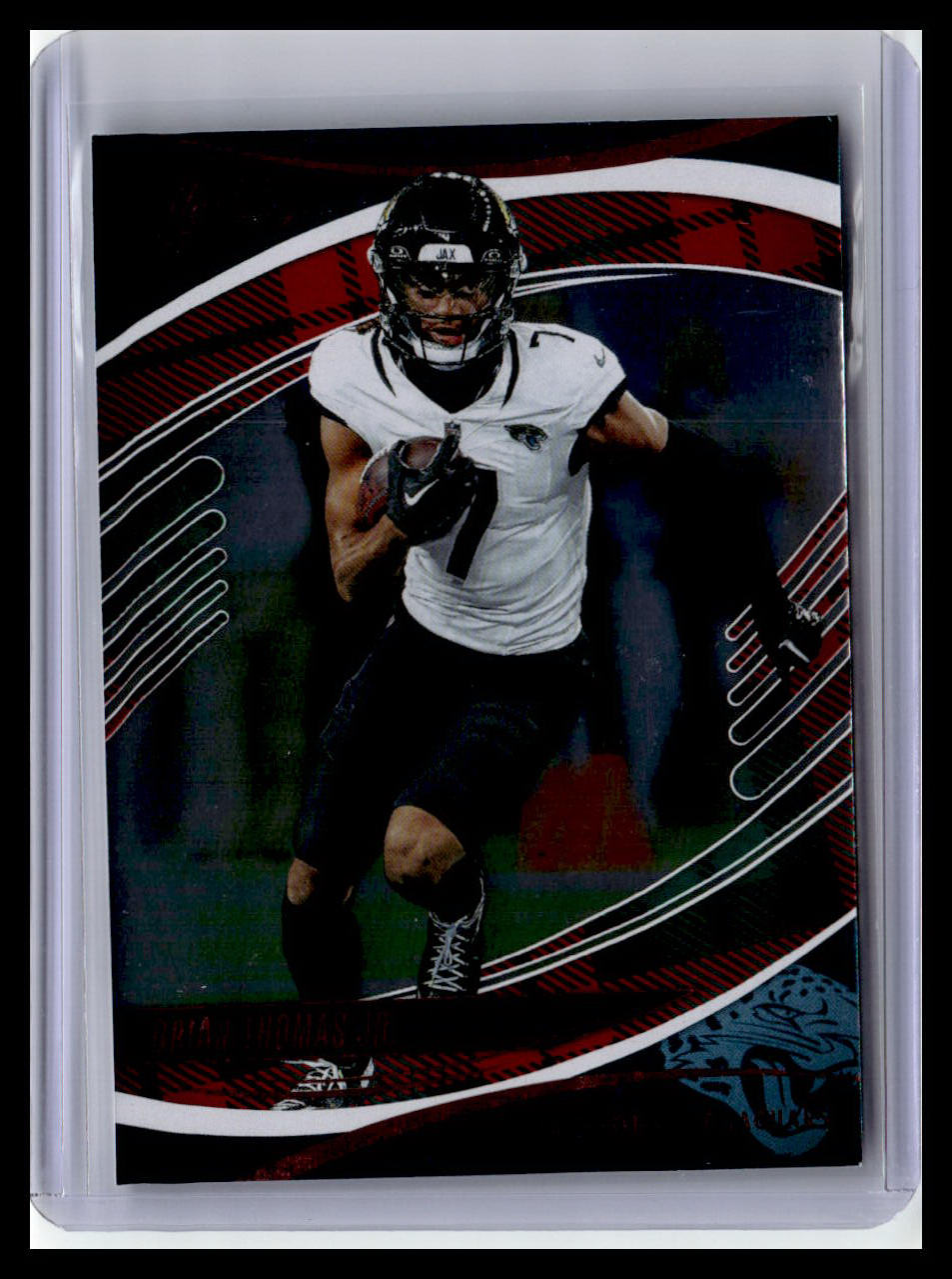 2025 Panini Absolute #67 Brian Thomas Jr. Red & Green