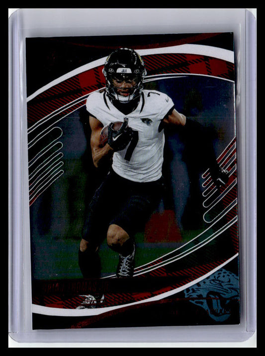 2025 Panini Absolute #67 Brian Thomas Jr. Red & Green
