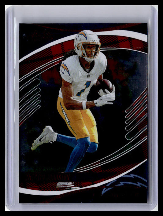 2025 Panini Absolute #32 Quentin Johnston Red & Green