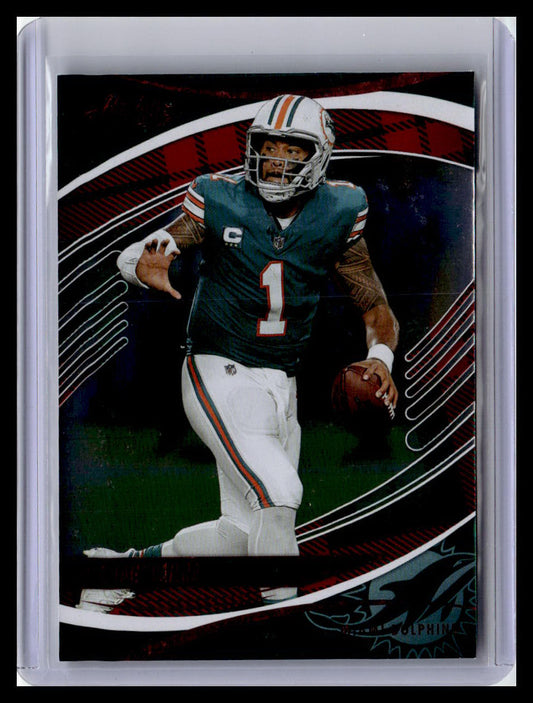2025 Panini Absolute #41 Tua Tagovailoa Red & Green