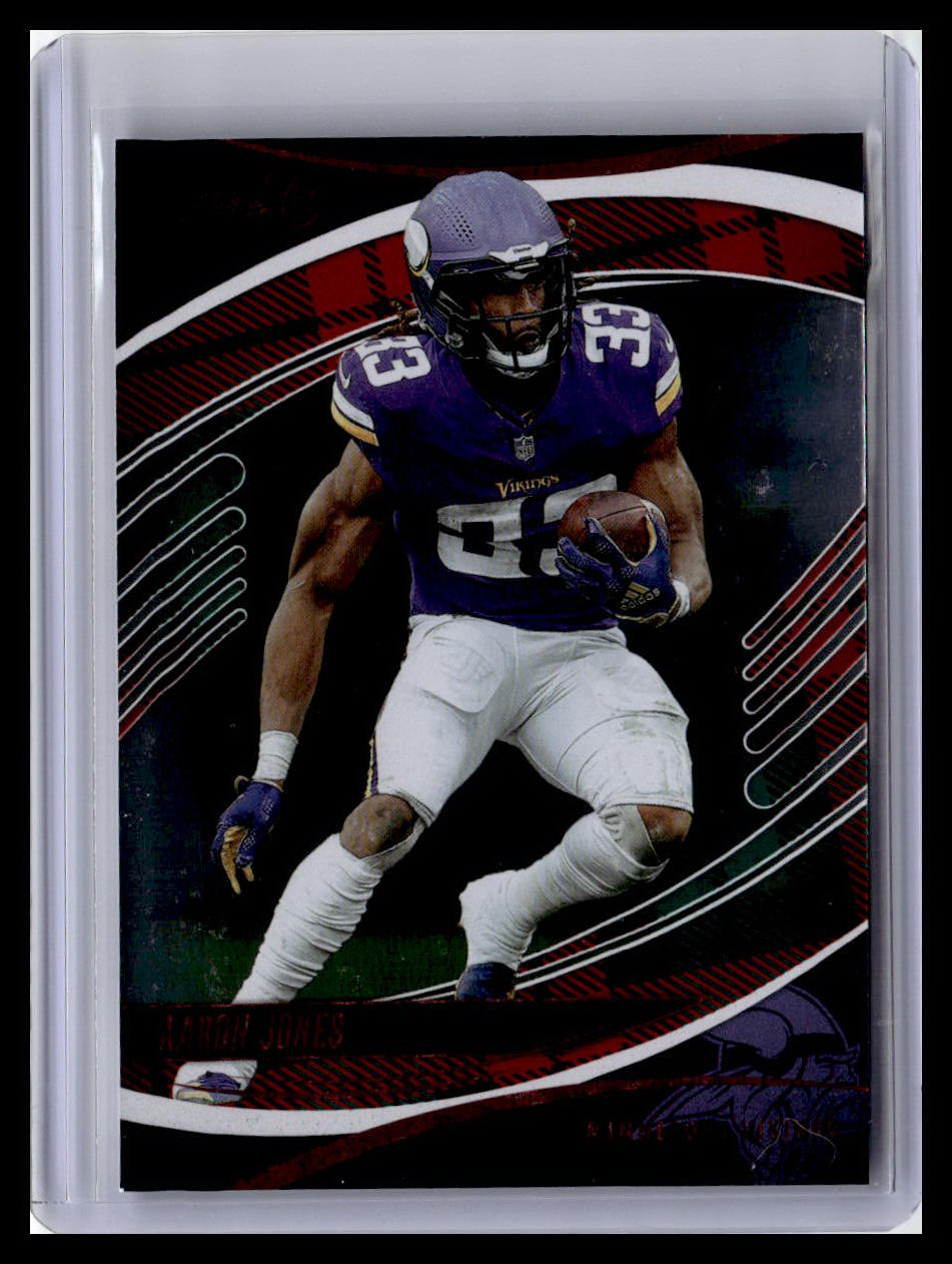 2025 Panini Absolute #40 Aaron Jones Red & Green