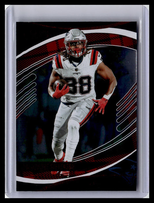2025 Panini Absolute #64 Rhamondre Stevenson Red & Green
