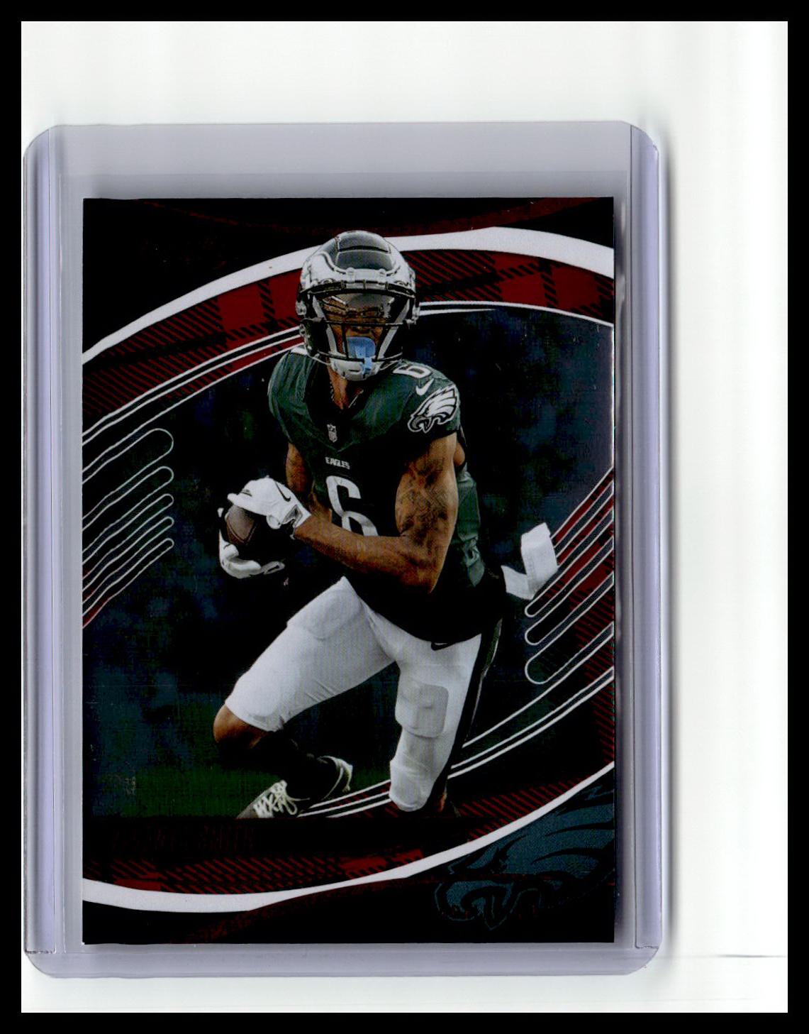 2025 Panini Absolute #58 DeVonta Smith Red & Green