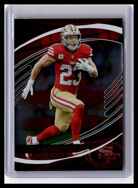 2025 Panini Absolute #49 Christian McCaffrey Red & Green