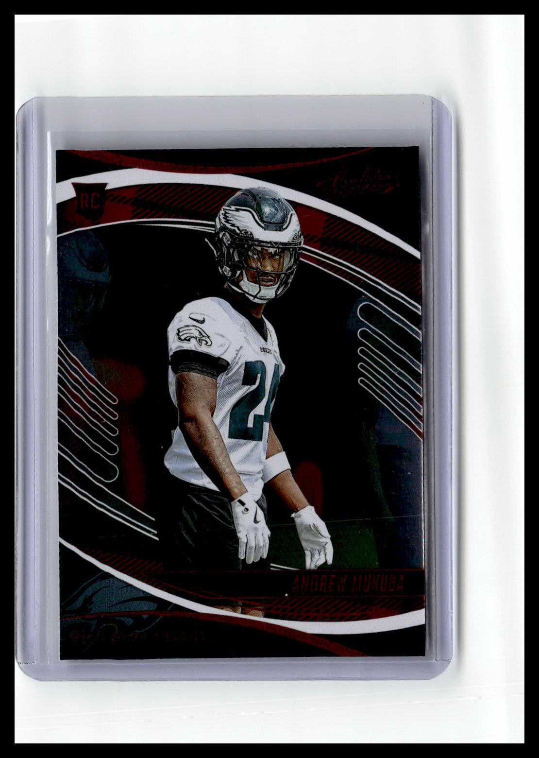 2025 Panini Absolute #103 Andrew Mukuba (RC) Red & Green