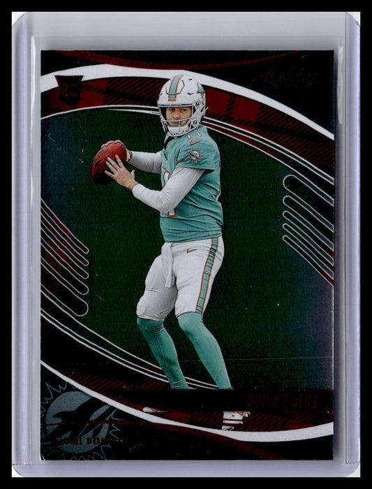 2025 Panini Absolute #170 Quinn Ewers (RC) Red & Green