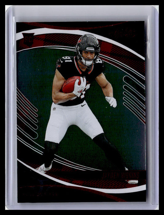 2025 Panini Absolute #138 Jayden Higgins (RC) Red & Green