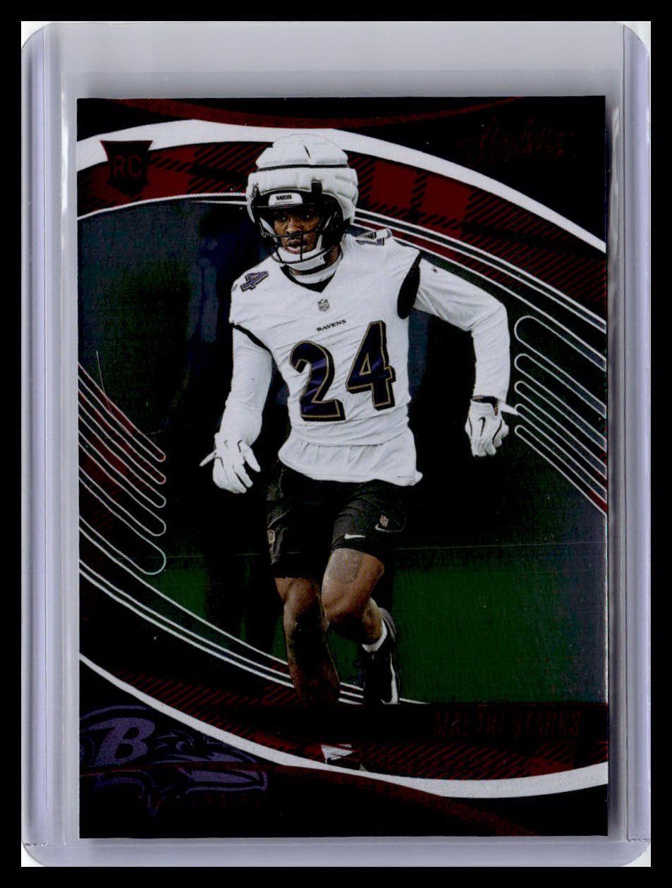 2025 Panini Absolute #155 Malaki Starks (RC) Red & Green
