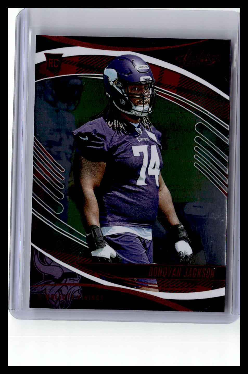 2025 Panini Absolute #120 Donovan Jackson (RC) Red & Green