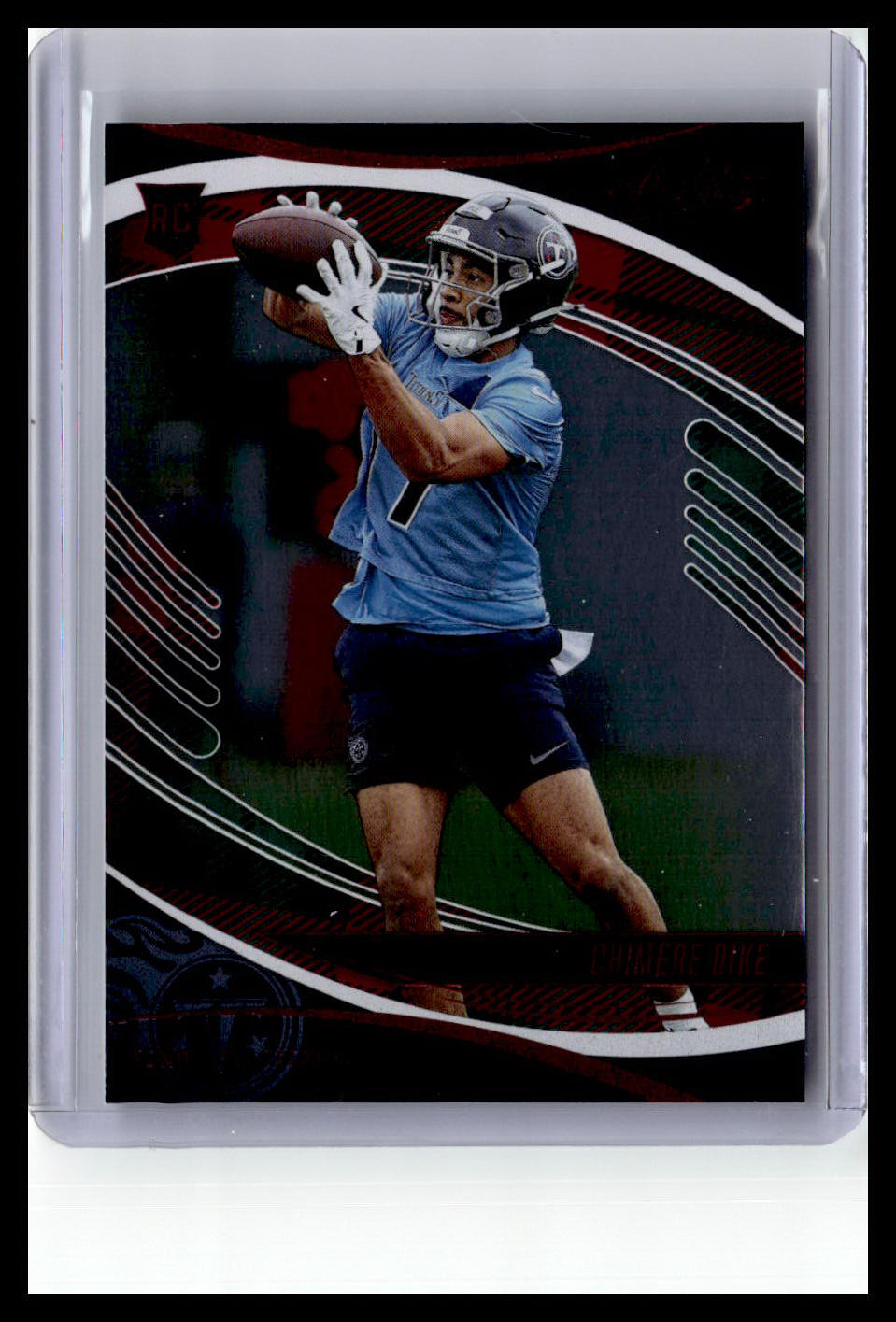 2025 Panini Absolute #113 Chimere Dike (RC) Red & Green
