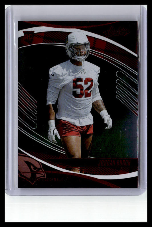 2025 Panini Absolute #143 Jordan Burch (RC) Red & Green