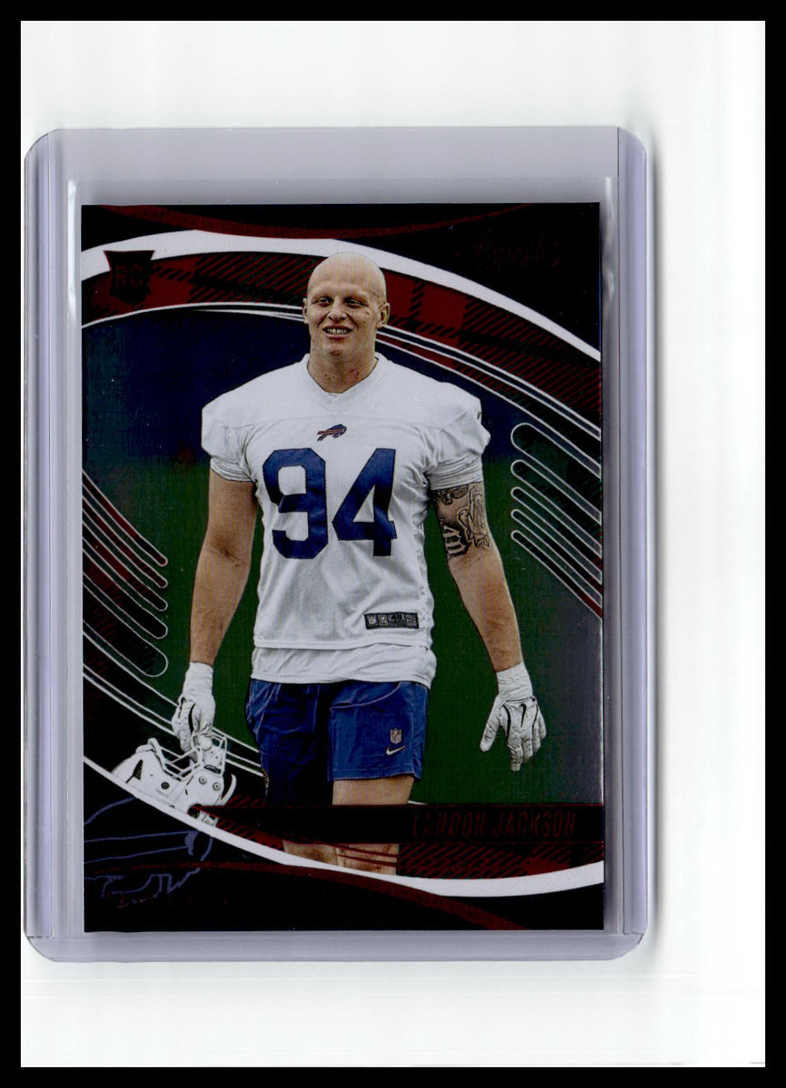 2025 Panini Absolute #153 Landon Jackson (RC) Red & Green