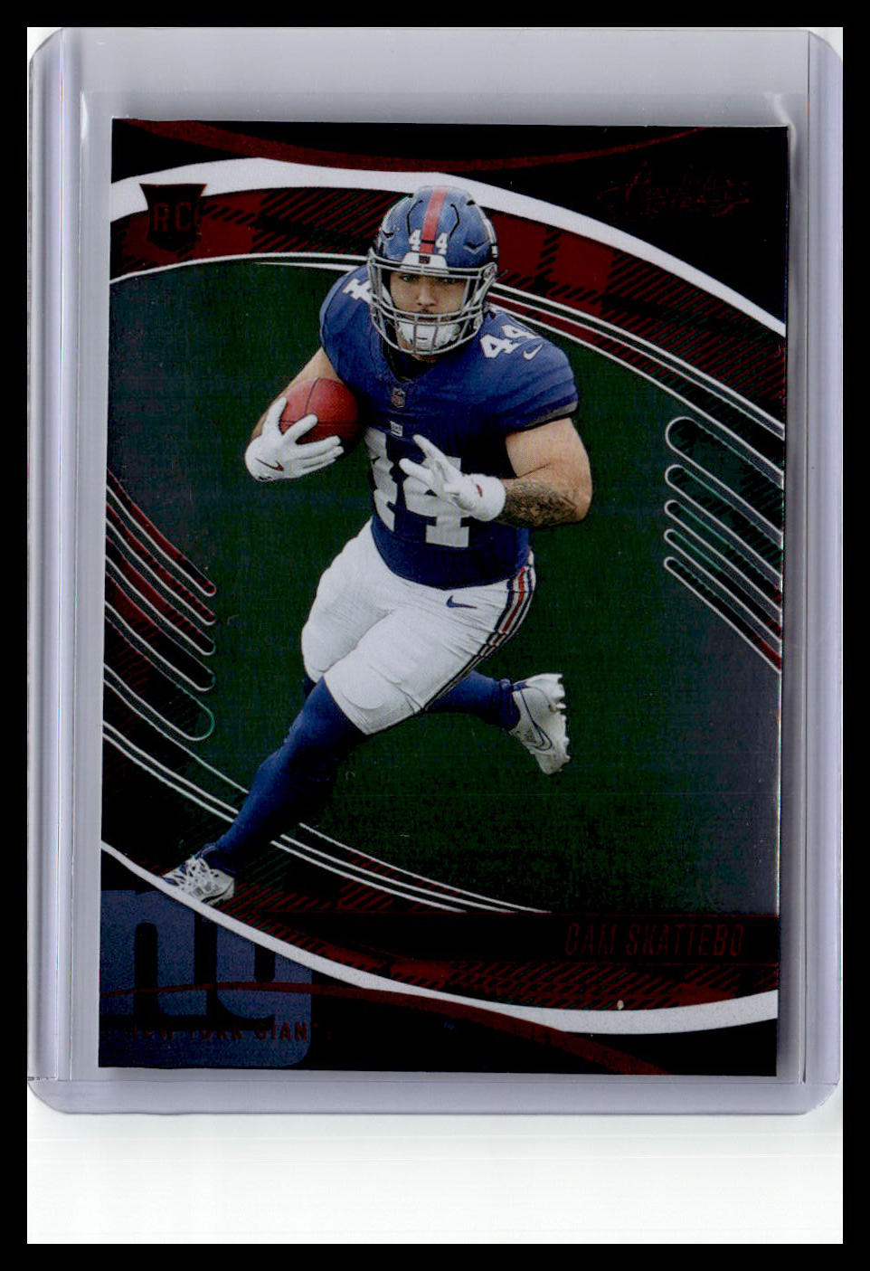 2025 Panini Absolute #110 Cam Skattebo (RC) Red & Green
