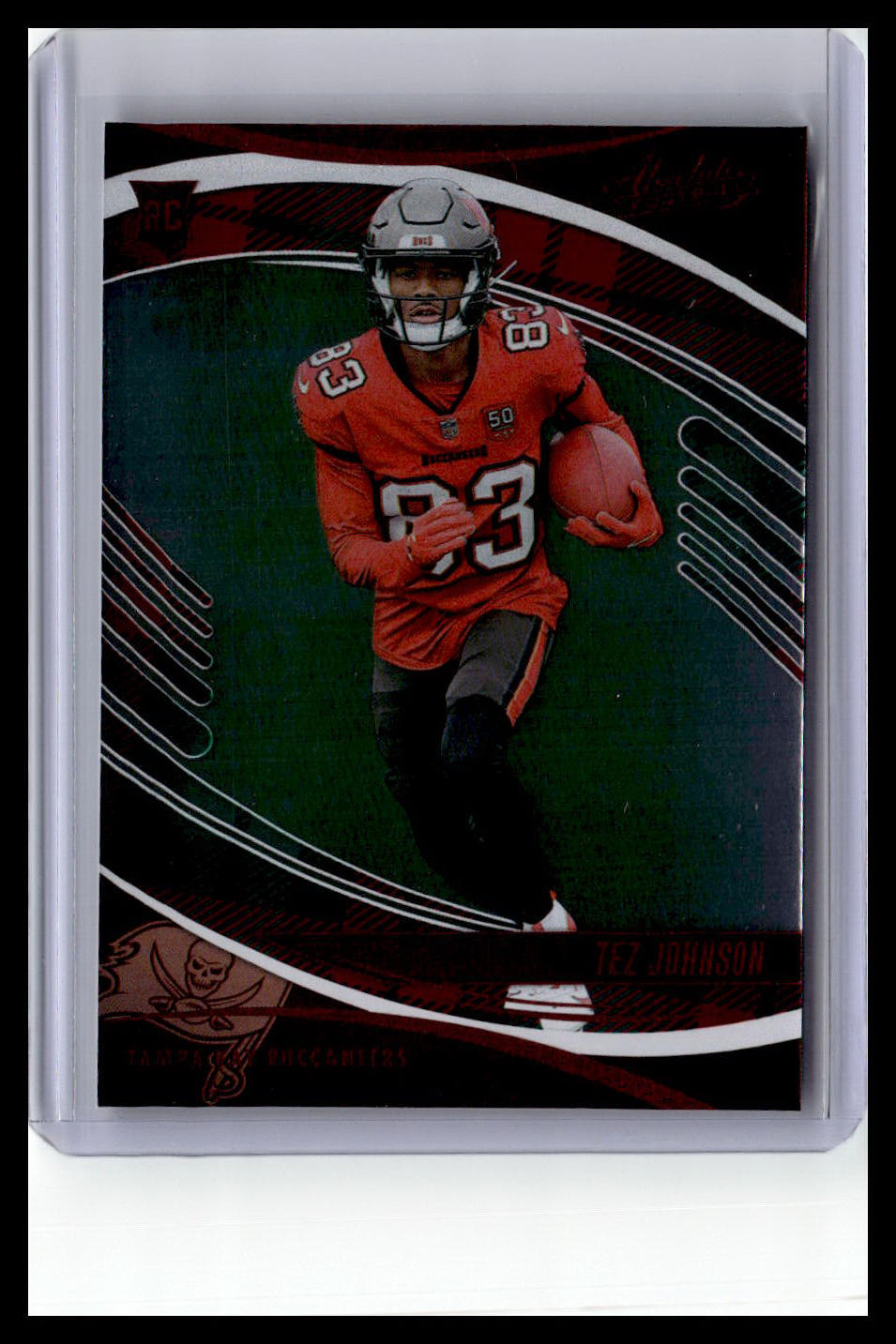 2025 Panini Absolute #184 Tez Johnson (RC) Red & Green
