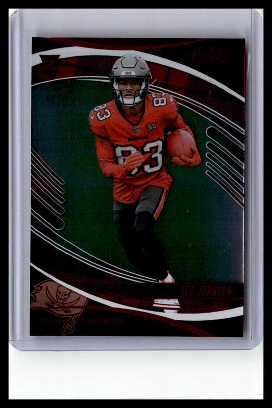 2025 Panini Absolute #184 Tez Johnson (RC) Red & Green