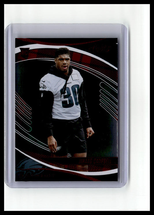 2025 Panini Absolute #142 Jihaad Campbell (RC) Red & Green