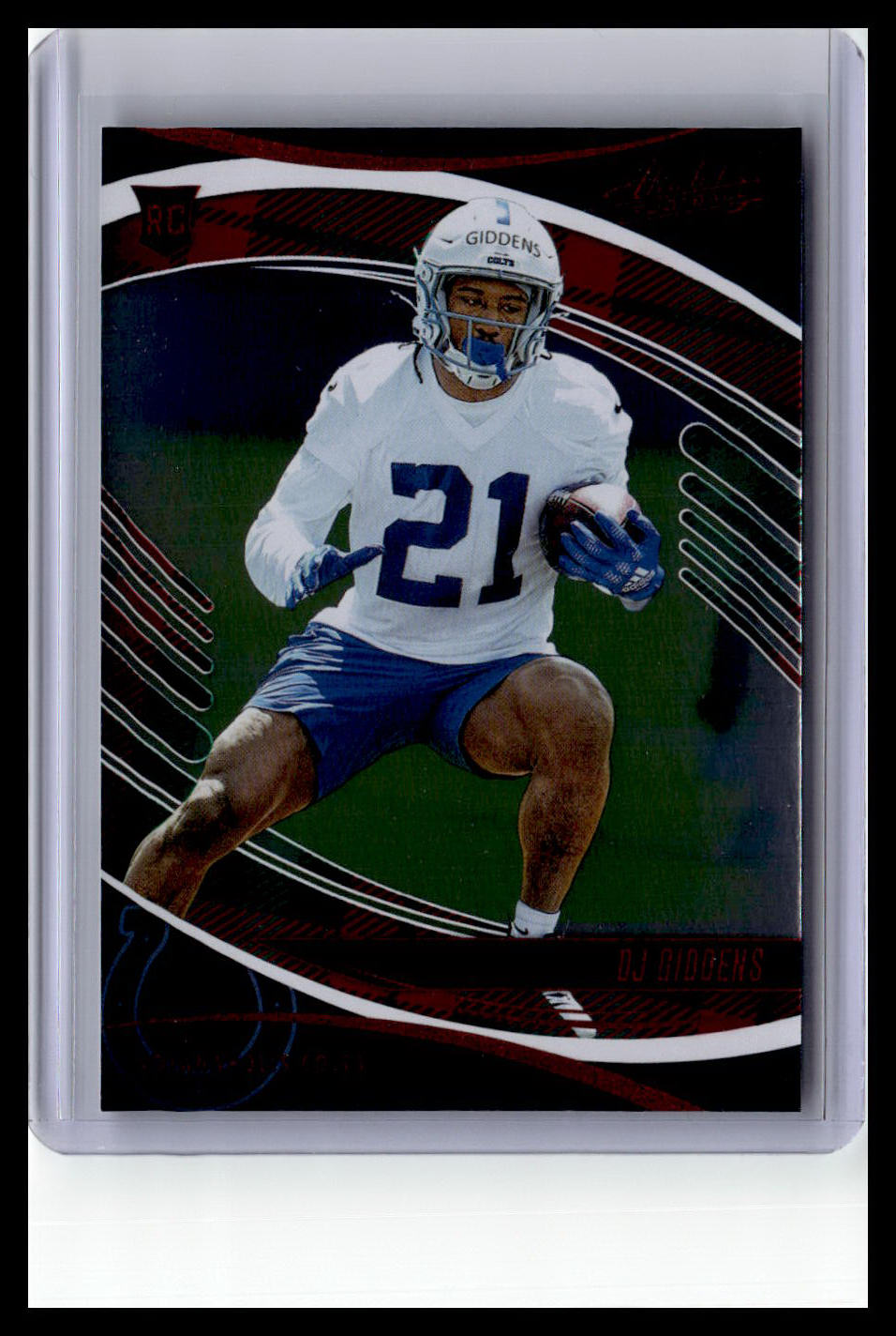 2025 Panini Absolute #118 DJ Giddens (RC) Red & Green