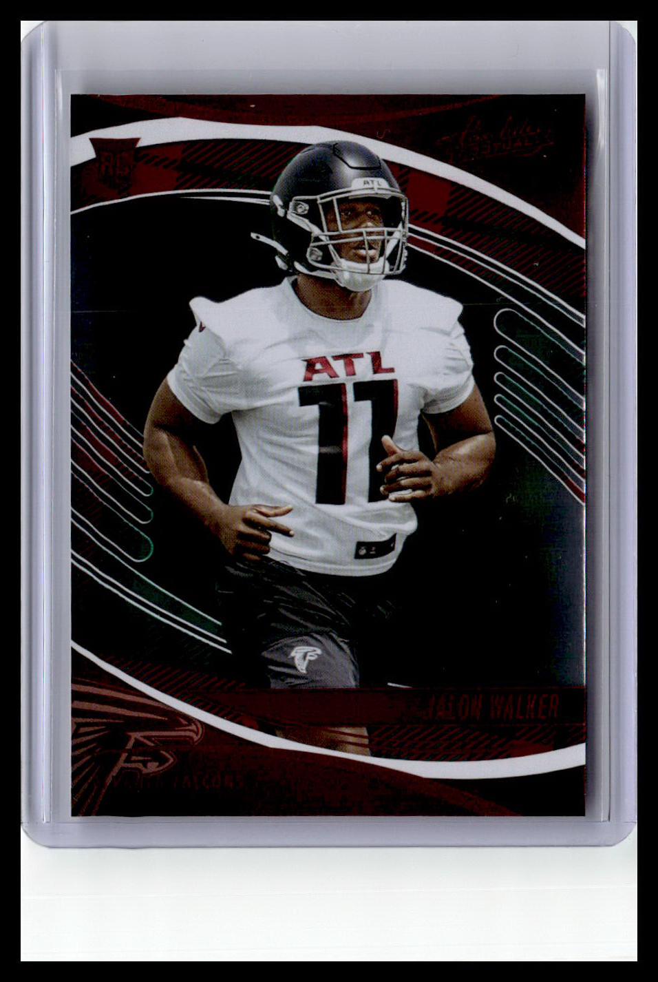 2025 Panini Absolute #134 Jalon Walker (RC) Red & Green