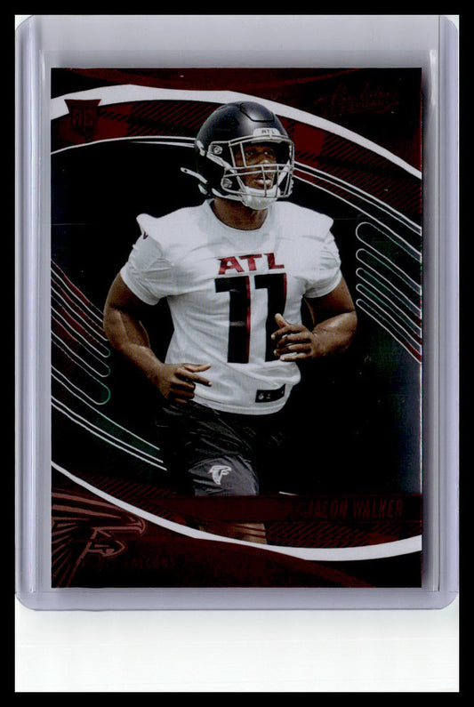 2025 Panini Absolute #134 Jalon Walker (RC) Red & Green