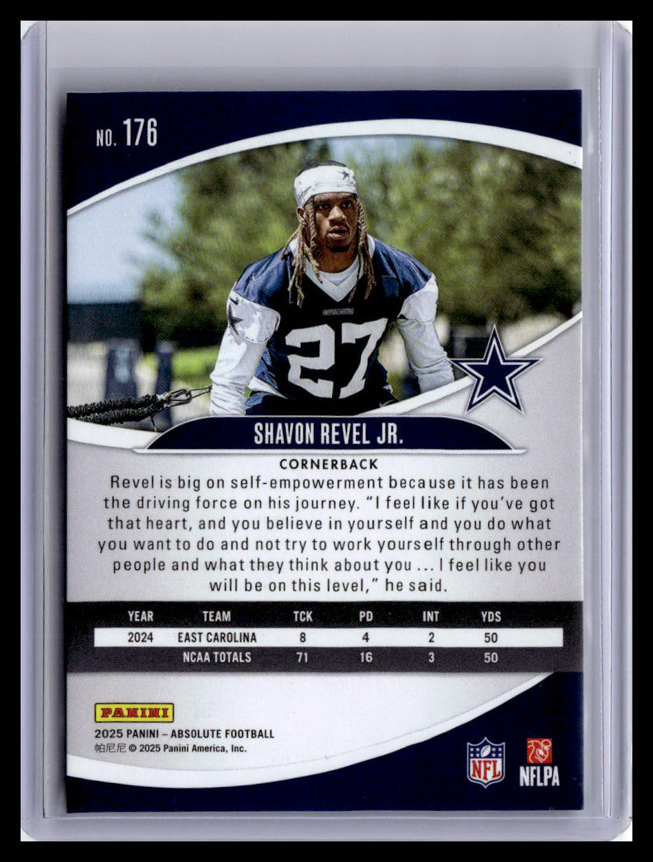 2025 Panini Absolute #176 Shavon Revel Jr. (RC) Red & Green