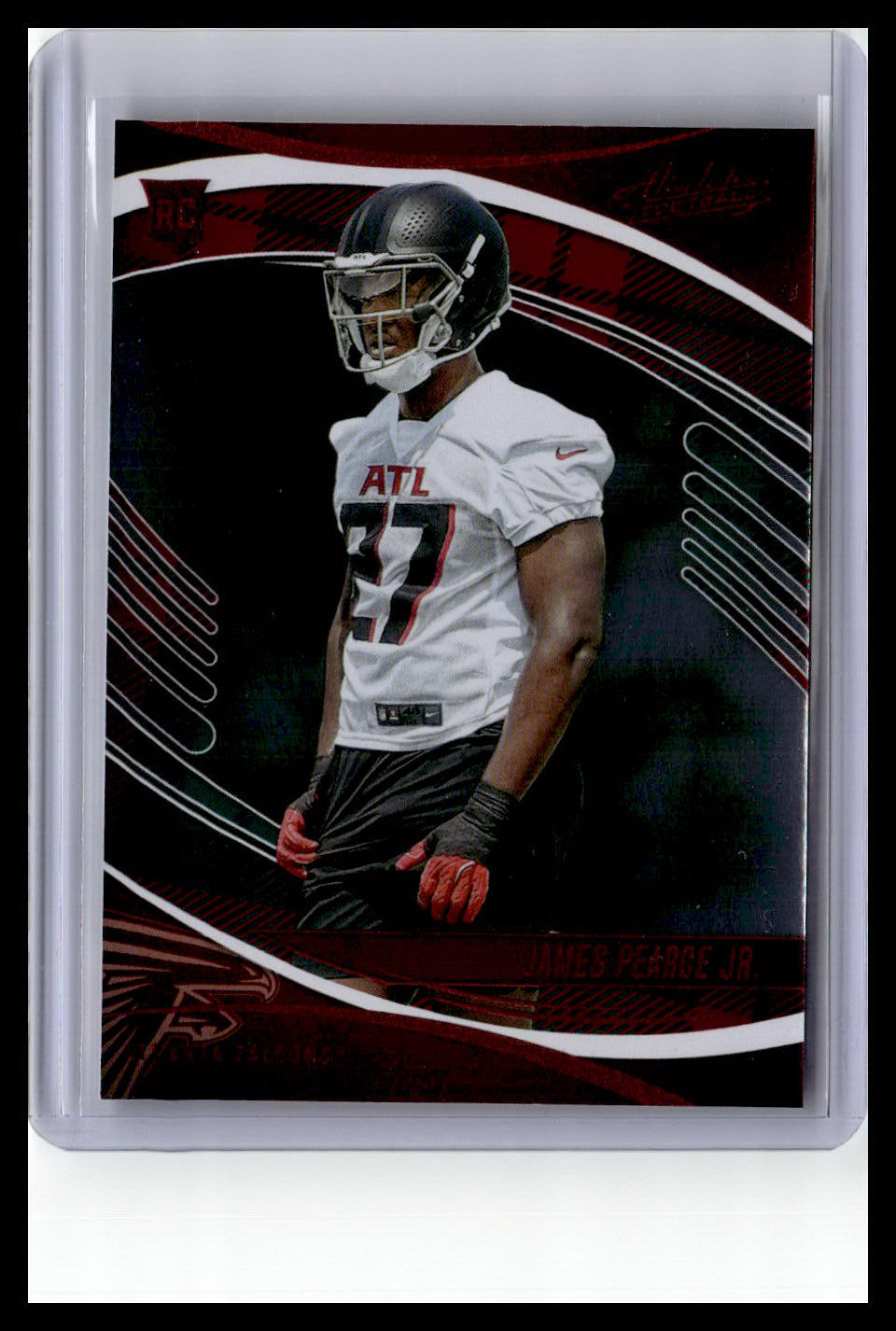 2025 Panini Absolute #135 James Pearce Jr. (RC) Red & Green