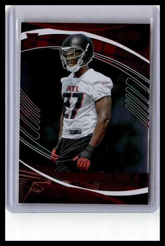 2025 Panini Absolute #135 James Pearce Jr. (RC) Red & Green
