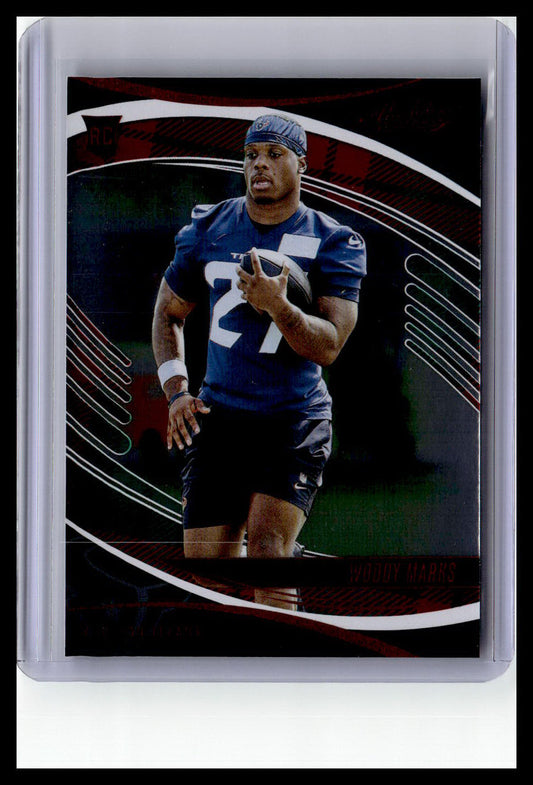 2025 Panini Absolute #199 Woody Marks (RC) Red & Green